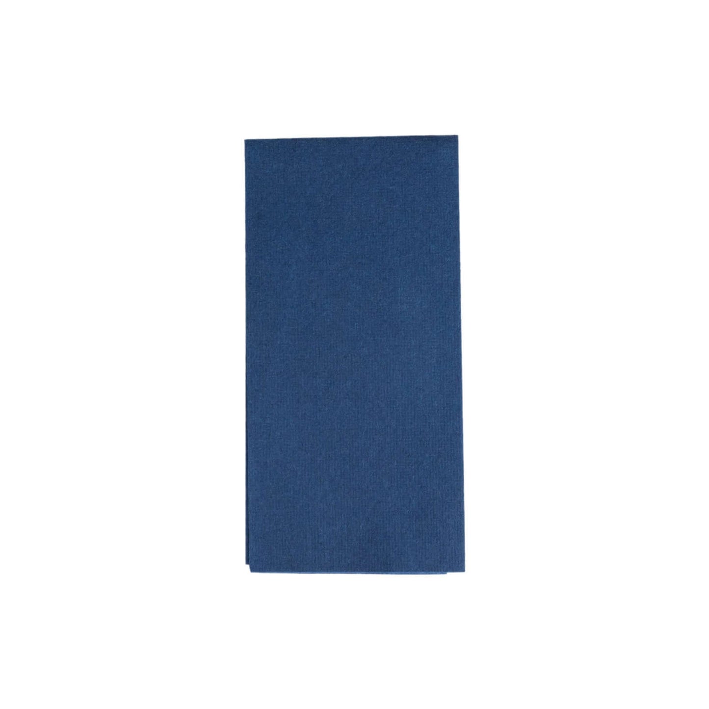 20 Pack Linen-Like Paper 8.5"x4" Napkins Navy Blue - Highly Absorbent & Disposable Airlaid Guest Towels