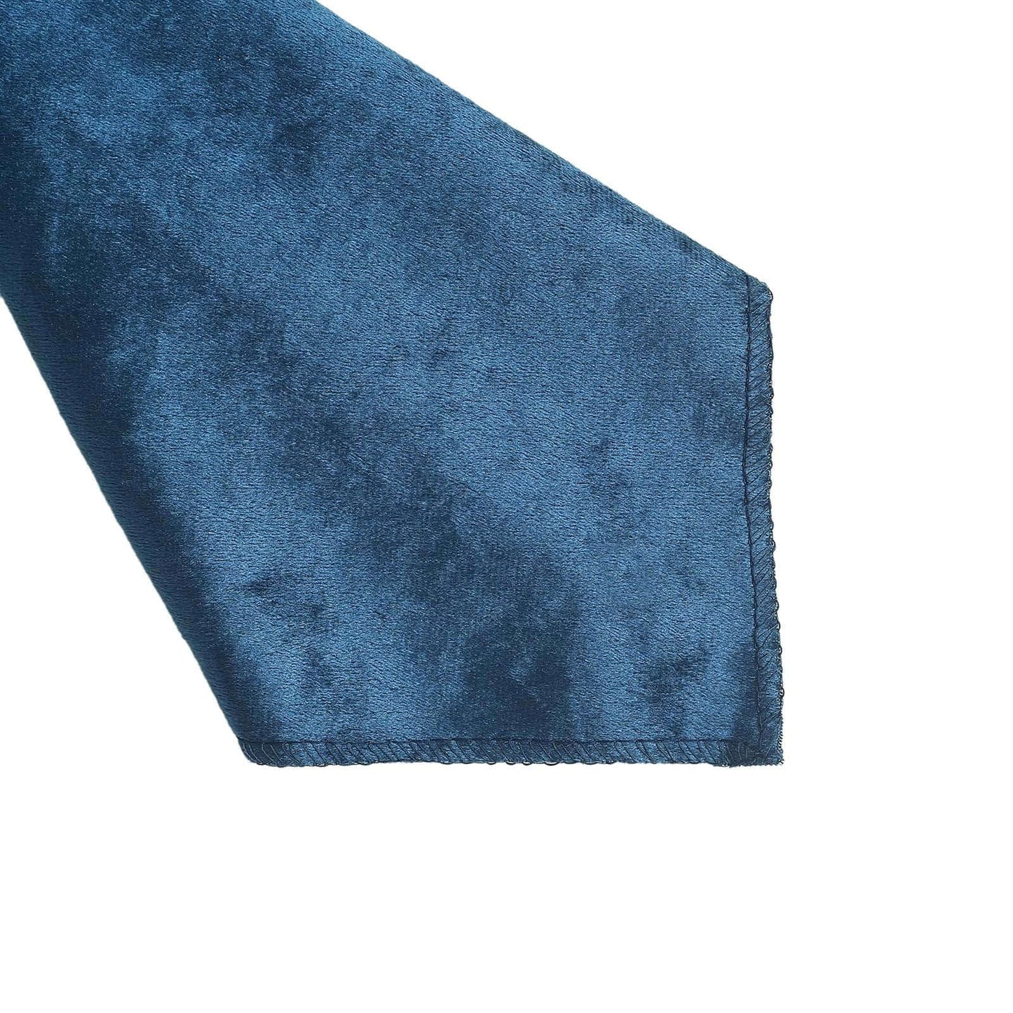 5 Pack Premium Velvet 20"x20" Napkins Navy Blue - Soft Sheen Finish Cloth Napkins