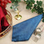5 Pack Premium Velvet 20"x20" Napkins Navy Blue - Soft Sheen Finish Cloth Napkins