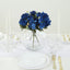 2 Pack Artificial Rose & Peony Floral Arrangements â€“ 12" Navy Blue Silk Bouquets for Weddings & Home DÃ©cor