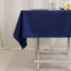 Lamour Satin 54"x54" Square Tablecloth Navy Blue - Durable & Silk-Like Table Cover