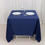 Scuba Square 70"x70" Tablecloth Navy Blue - Wrinkle Free & Stain Resistant Table Cover