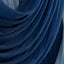 Navy Blue Sheer Chiffon Valance Curtain 4ft x 6ft â€“ Wedding Arch Drape with Rod Pocket Voile Backdrop Panel