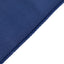 Scuba Polyester 24"x72" Wide Table Runner Navy Blue - Wrinkle-Free Table Linen