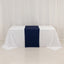 Wide Polyester 24"x72" Table Runner Navy Blue - Durable Trade Show Table Linen