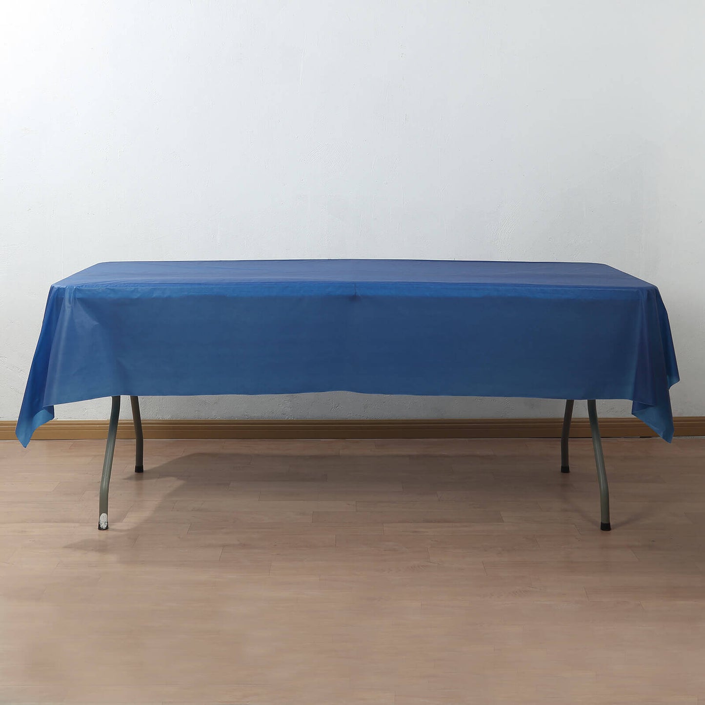 Plastic Table Cover Roll Navy Blue with Slide Cutter - Customizable Disposable Tablecloth Roll 54"x300ft