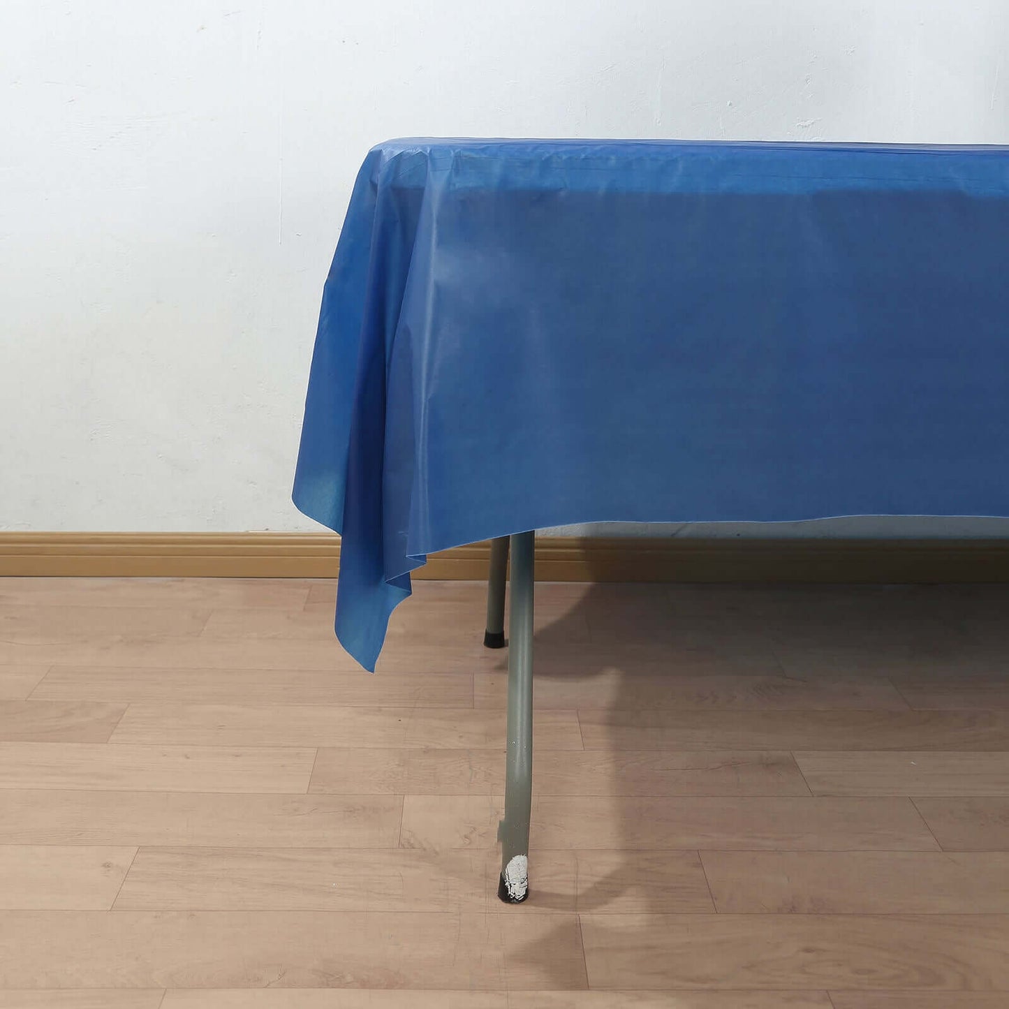 Plastic Table Cover Roll Navy Blue with Slide Cutter - Customizable Disposable Tablecloth Roll 54"x300ft