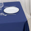 Scuba Square 70"x70" Tablecloth Navy Blue - Wrinkle Free & Stain Resistant Table Cover