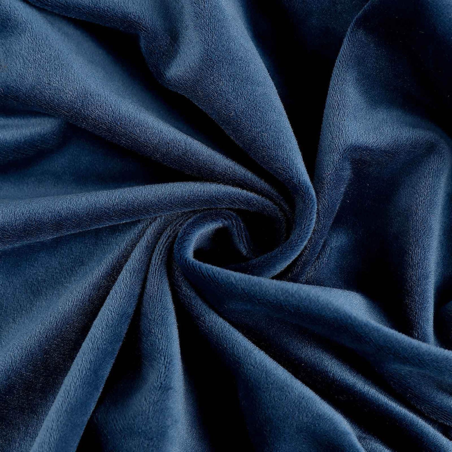 Velvet Chair Cushion Protector Stretch with Tie for Dining Chairs Navy Blue - Durable Cover for Formal Gatherings