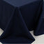 Fire Retardant Premium Polyester 90"x156" Rectangular Tablecloth Navy Blue - High-Performance Seamless Table Cover