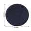 6-Pack Placemats Glitter Design Navy Blue Sparkle Round - Non-Slip Decorative Dining Table Mats 13"