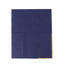 50-Pack Paper Dinner Napkins Navy Blue with Gold Foil Edge 2 Ply - Stylish Disposable Napkins