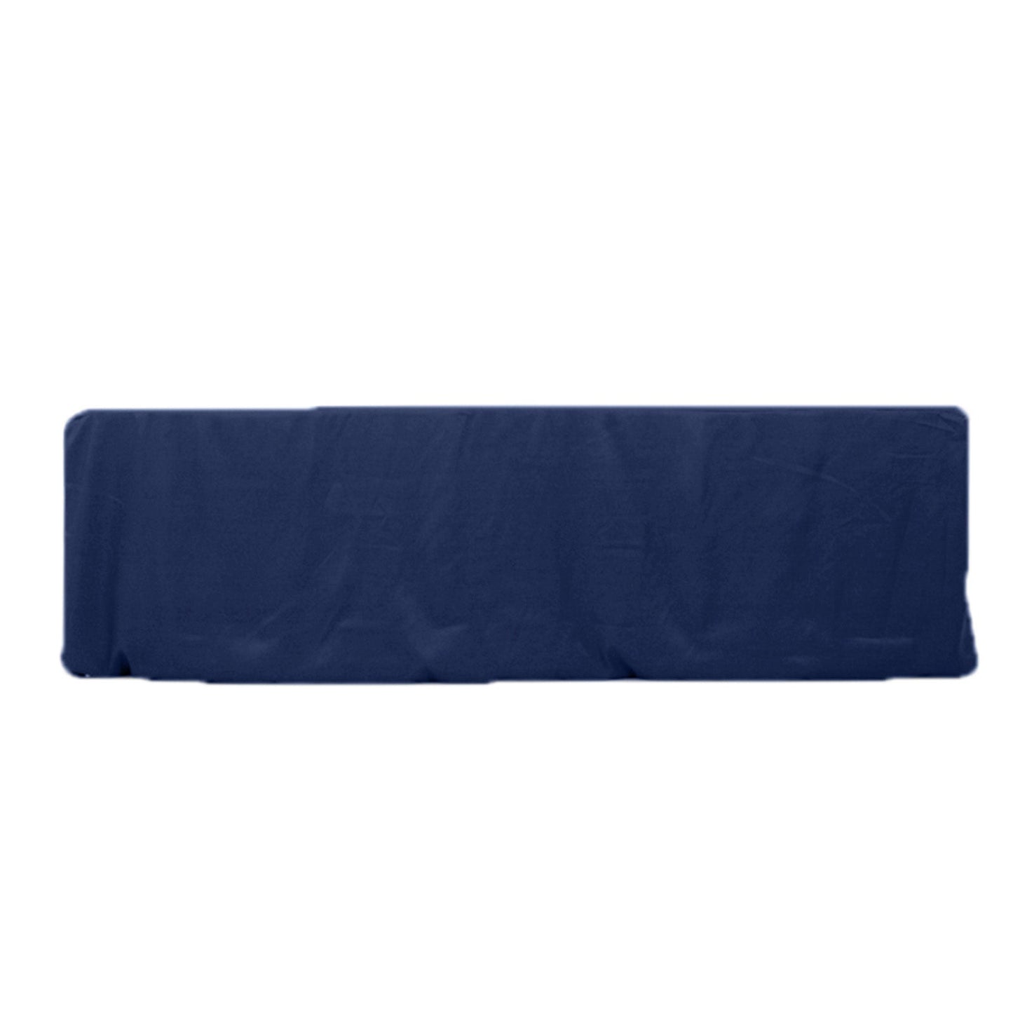 Premium Polyester 8ft Rectangle Tablecloth Navy Blue Durable Fitted 220GSM Table Cover