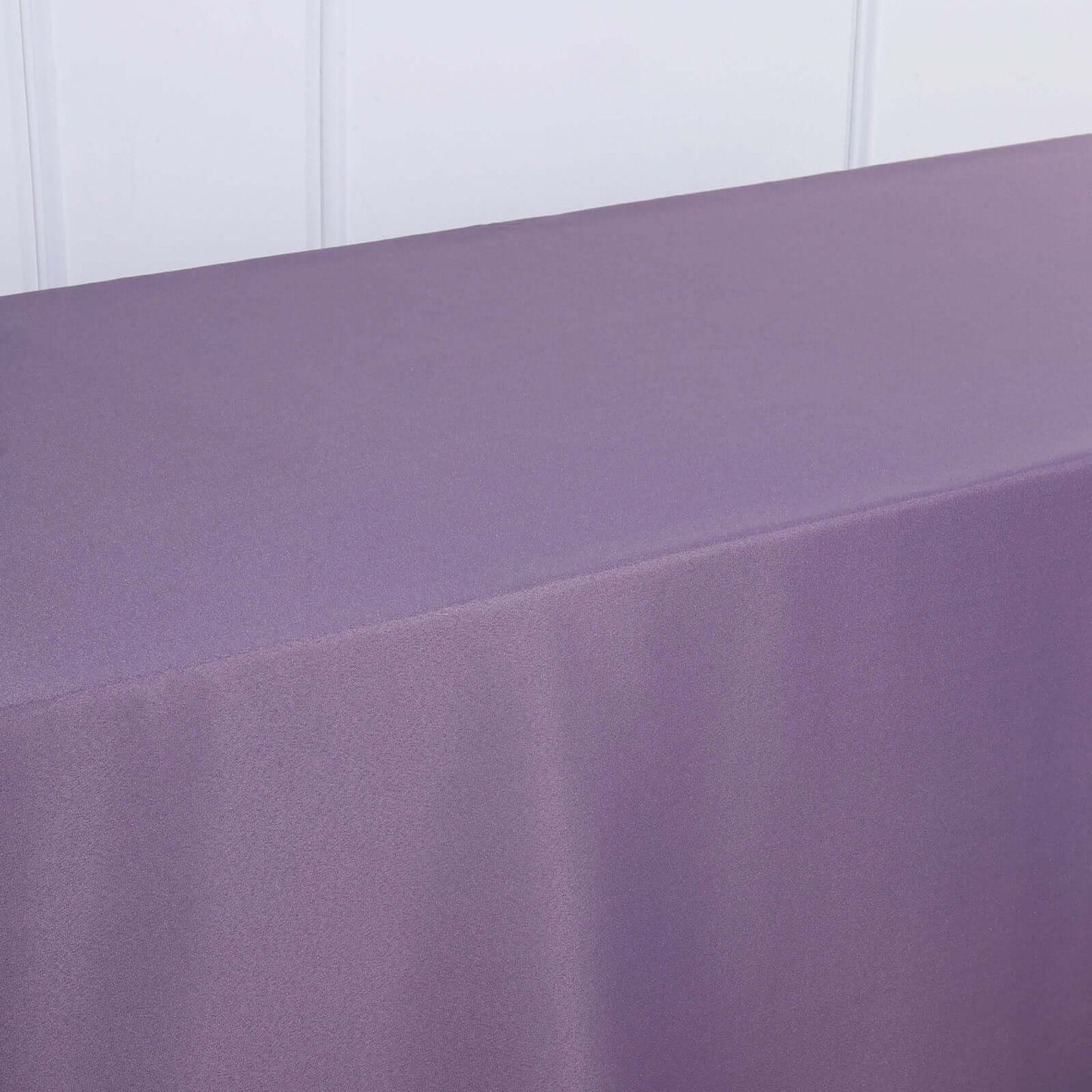 Polyester 60"x102" Rectangle Tablecloth Violet Amethyst - Durable and Stylish Table Cover