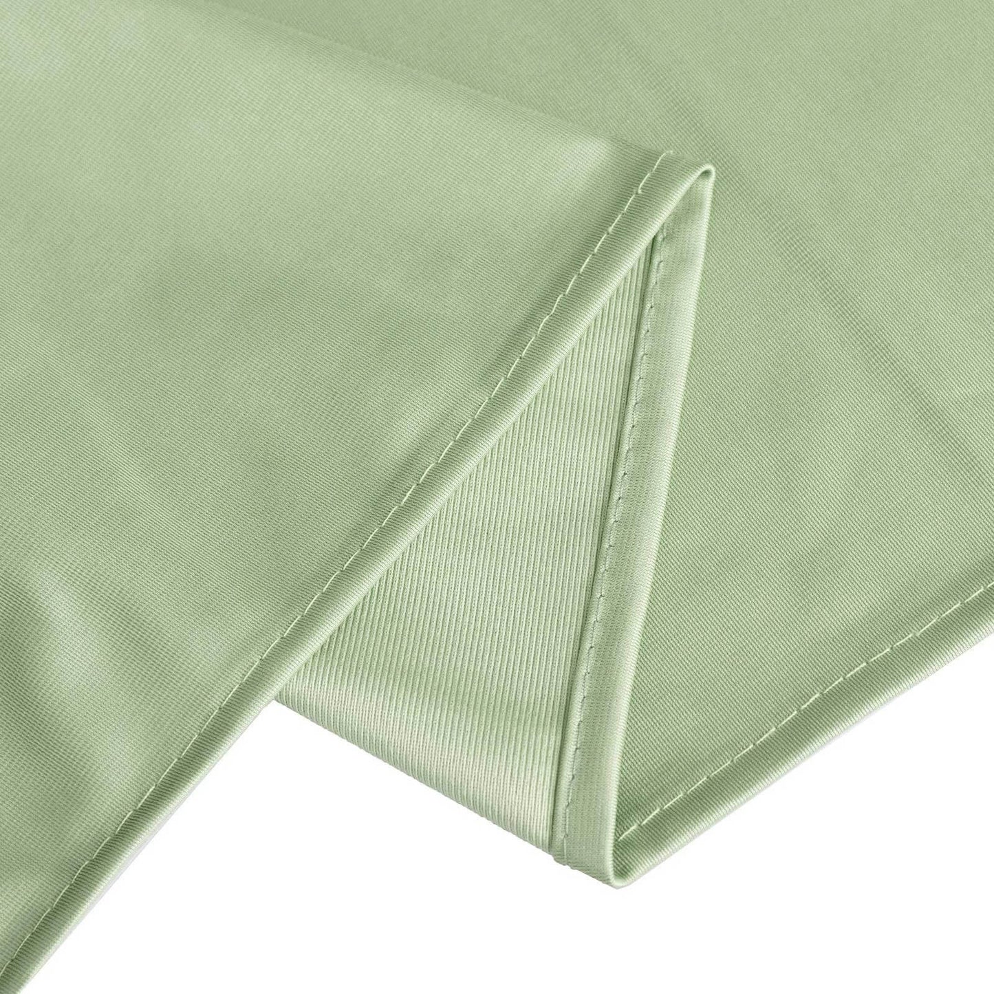 Scuba Rectangular 90"x132" Tablecloth Sage Green - Wrinkle Free, Stain Resistant & Seamless Table Cover