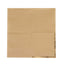 50-Pack Paper Beverage Napkins Natural with Gold Foil Edge - 2 Ply Disposable Soft 18GSM Cocktail Napkins 5"x5"