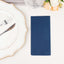 20 Pack Linen-Like Paper 8.5"x4" Napkins Navy Blue - Highly Absorbent & Disposable Airlaid Guest Towels
