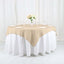 Polyester 54"x54" Table Overlay Square Tablecloth Nude - Wrinkle-Resistant & Durable Table Cover