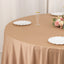 Scuba Round 108" Tablecloth Nude - Wrinkle Free & Stain Resistant Table Cover