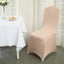 Spandex Chair Cover for Banquet Chairs Nude - Stretch 160GSM Fabric with Slip-On Slipcover