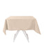 Polyester Square 54"x54" Tablecloth Nude - Wrinkle-Resistant & Durable Table Cover