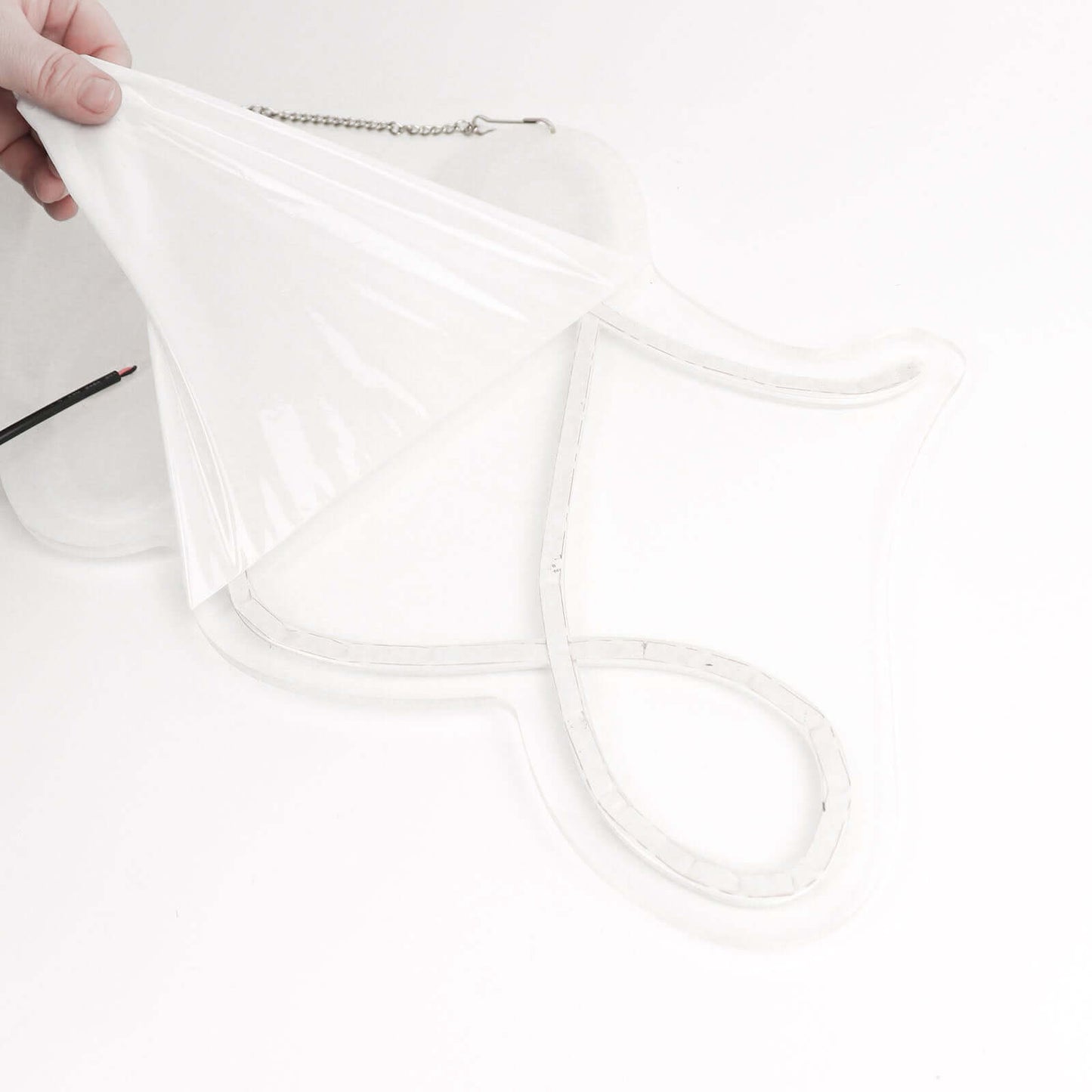 26" Oh Baby Neon Light Sign, LED Reusable Wall DÃ©cor Lights With 5ft Hanging Chain