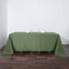 Polyester 90"x132" Rectangle Tablecloth Olive Green - Seamless Wrinkle-Resistant Table Cover