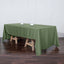 Polyester 60"x126" Rectangle Tablecloth Olive Green - Wrinkle-Resistant Table Cover