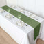 Polyester 12"x108" Table Runner Olive Green - Durable & Wrinkle-Resistant Table Decor