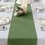 Polyester 12"x108" Table Runner Olive Green - Durable & Wrinkle-Resistant Table Decor