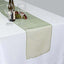 10 Pack Sheer Organza 14"x108" Table Runners Olive Green - Soft and Lightweight Table Accent