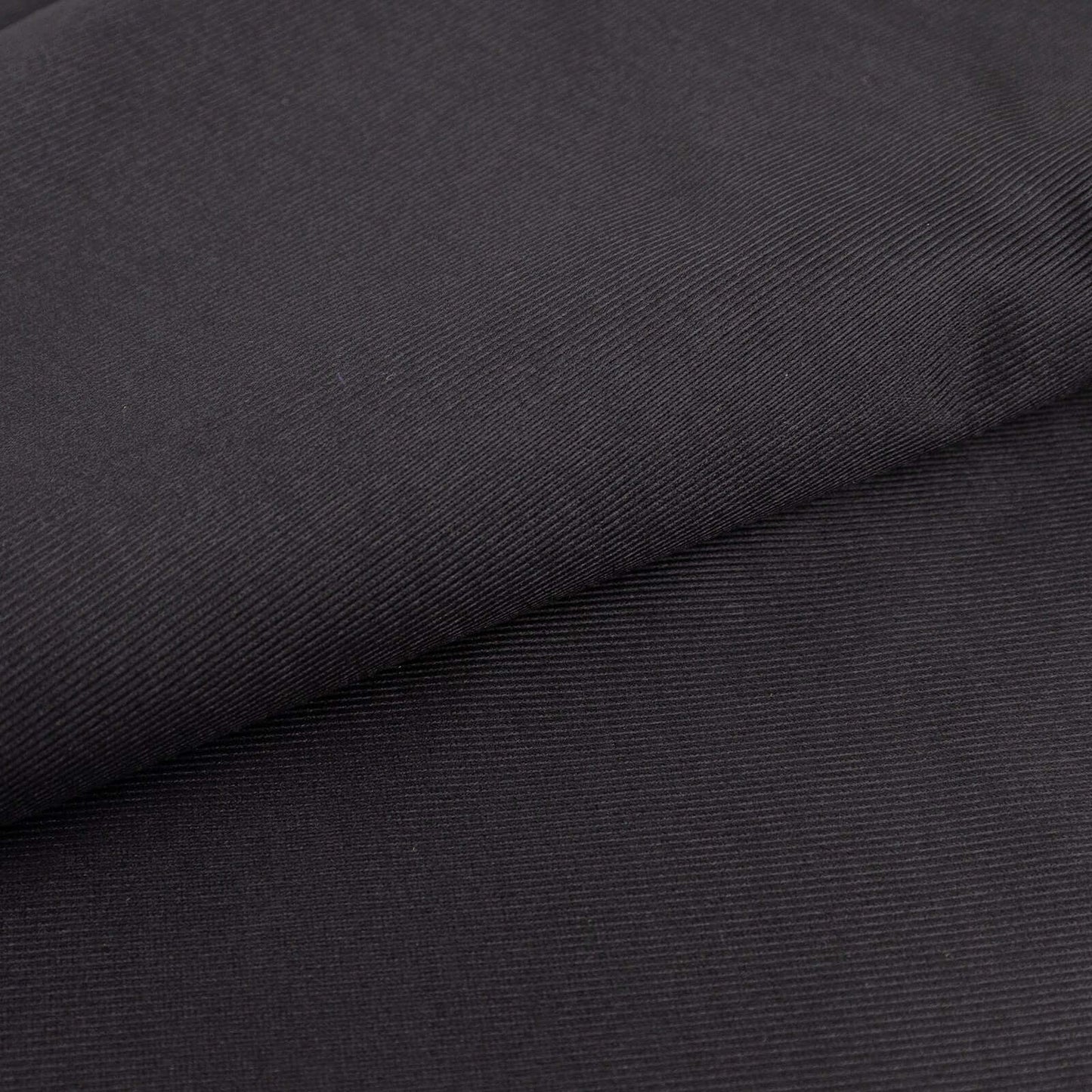 Black Scuba Polyester Fabric Roll, Wrinkle Free DIY Craft Fabric Bolt- 60"x10 Yards