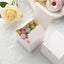 100 Pack 3" Easy DIY White Party Or Shower Favor Candy Gift Boxes