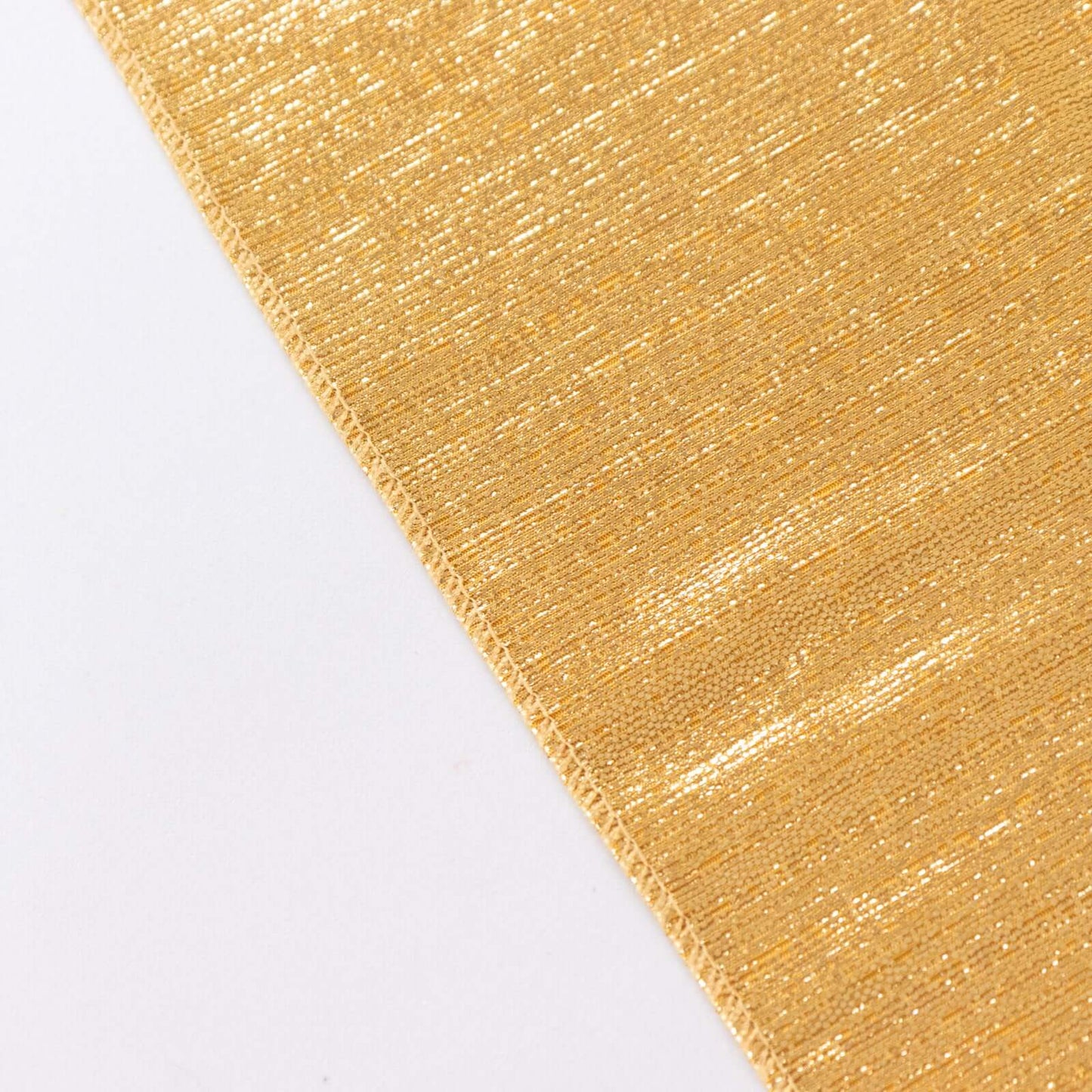 Sequin Dots Polyester 60"x126" Rectangle Tablecloth Shimmering Gold - Wrinkle Free & Sparkling Table Cover for Stylish Event Decor