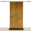 Gold Crushed Velvet Backdrop Curtain â€“ 5ft x 12ft Event Drape with Rod Pocket, Privacy Panel for Photo Booths & Events