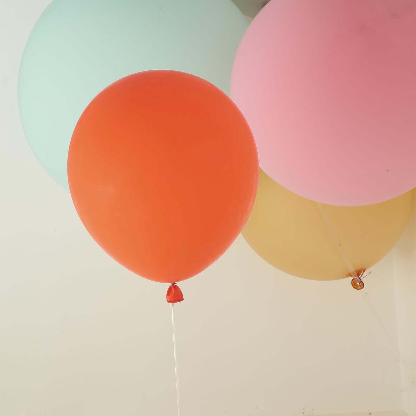 10 Pack 18" Matte Pastel Orange Helium or Air Latex Party Balloons