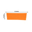 5 Pack Stretch Spandex Chair Sashes Orange - Fitted Finish Two Ply Heavy Duty Chair Bands 5"x12"