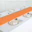 Polyester 12"x108" Table Runner Orange - Durable & Wrinkle-Resistant Table Decor