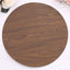 6-Pack Disposable Table Placemats in Brown with Walnut Wood Design - Cardboard Placemats for Rustic & Farmhouse Themes 13"