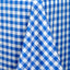 Polyester 90"x132" Rectangle Tablecloth White/Blue - Seamless Checkered Buffalo Plaid Table Cover
