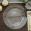 10-Pack Clear Plastic Dessert Plates â€“ 8" Round with Beaded Rim, Disposable for Parties & Events