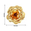 2 Pack 20" Large Metallic Gold Real Touch Artificial Foam DIY Craft Roses