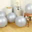 5 Pack Large Silver Biodegradable Balloons, 36" Thickened Extra Strong Eco-friendly Latex Helium Party Balloons