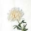 3 Stems Ivory 27" Artificial Silk Chrysanthemum Bouquet Flowers, Large Faux Mum Branches