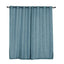 2 Pack Handmade Light Blue Faux Linen Curtains 52"x108", Curtain Panels With Chrome Grommets