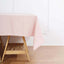 Polyester 70"x70" Table Overlay Square Tablecloth Blush - Wrinkle-Resistant & Durable Table Cover