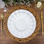6-Pack Table Placemats Woven Fiber Design Natural Round - Disposable Mats for Dining and Events 15"