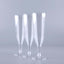 12-Pack Plastic Champagne Flutes Hollow Stem Clear - Lightweight Disposable Glasses for Toasts 5oz