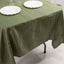Taffeta 60"x102" Rectangle Tablecloth Dusty Sage Green - Accordion Crinkle Table Cover