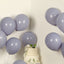 50 Pack Matte Pastel Serenity Blue Biodegradable Balloons 12", Round Eco-friendly Thick Latex Party Balloons
